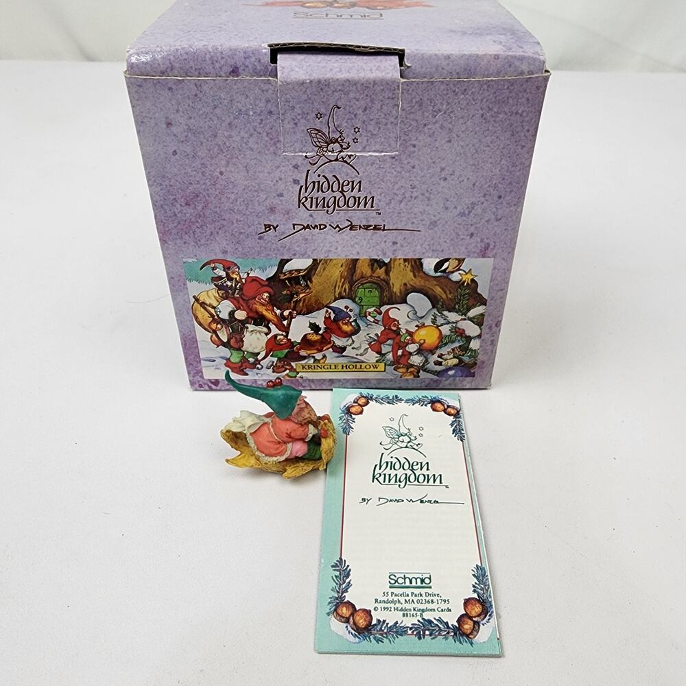 Schmid Kringle Hollow by David Wenzel Miniature Figure Duff NIB 1992